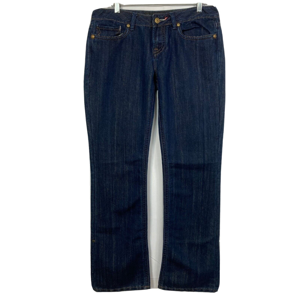 Mek Denim Jeans Womens Sz 30 Bootcut Voyage Reno Blue Dark‎ Wash Cotton Denim